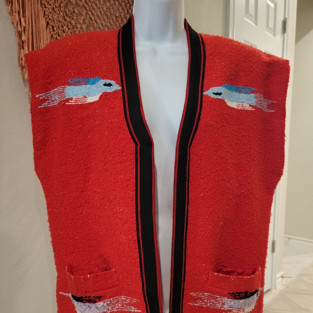 Vintage Red Vest